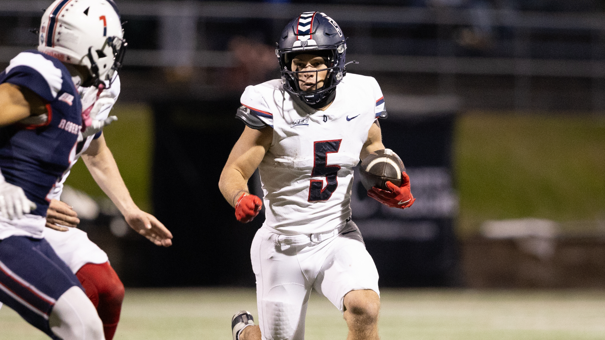 isabella runs after catch at rmu 2025