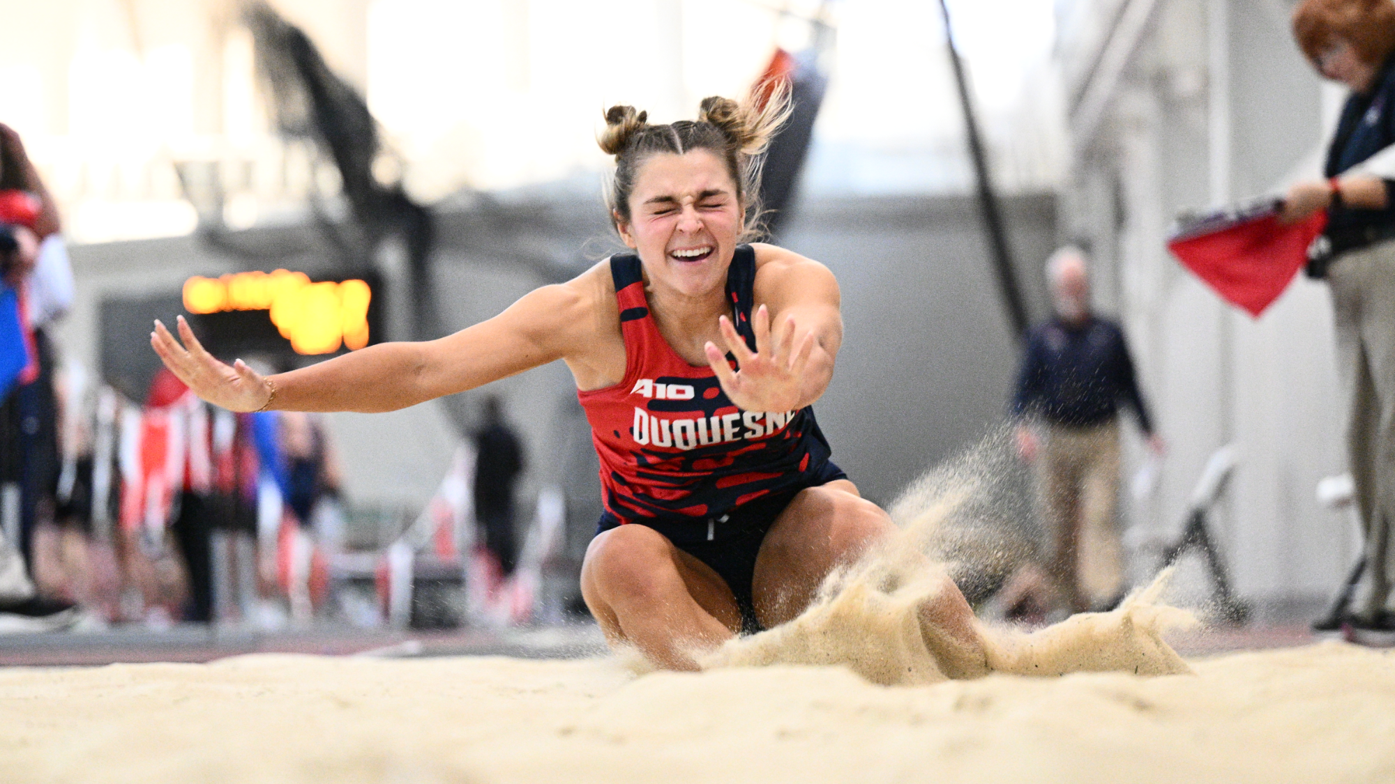 kuchera long jump at YSU 2025 INDOOR