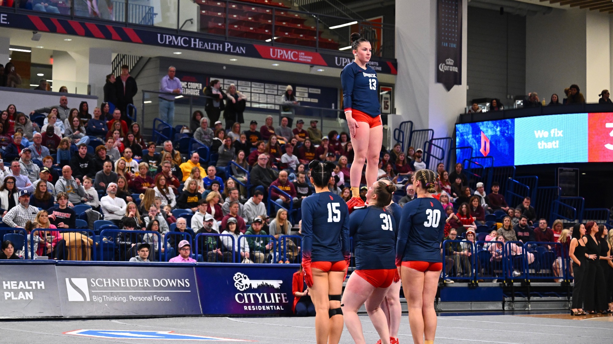 Acrobatics and tumbling photo from Meet versus Gannon 2025