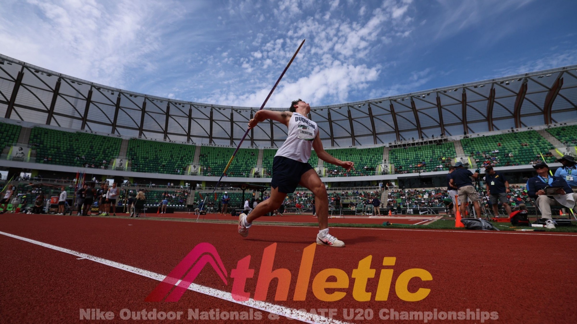 Louie Liberatore at USATF U20 Championships - javelin