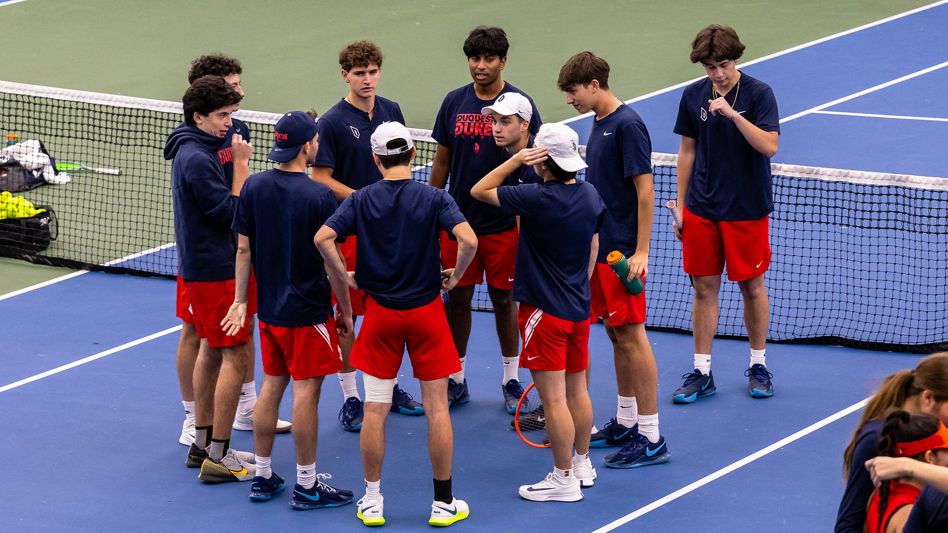 Men's Tennis Huddle