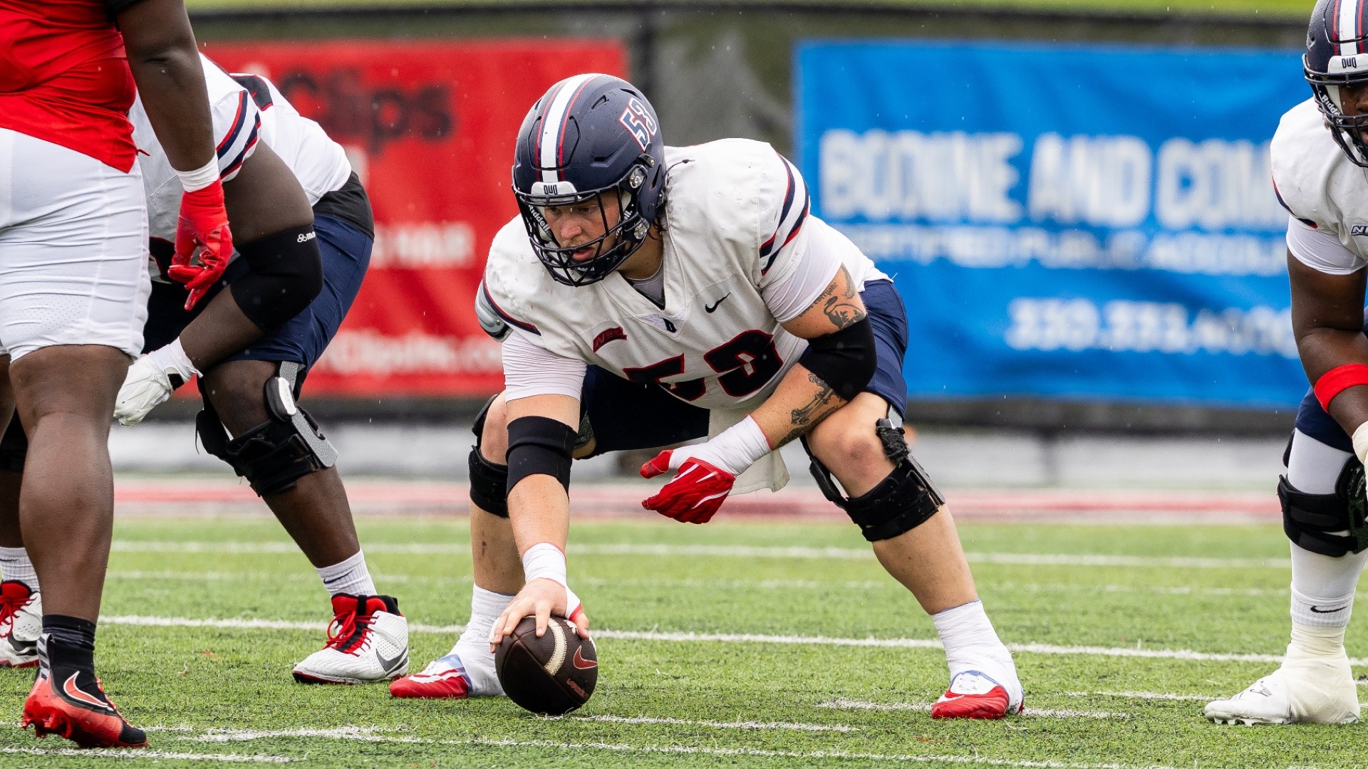 Brooks prepares to snap football at YSU 2026