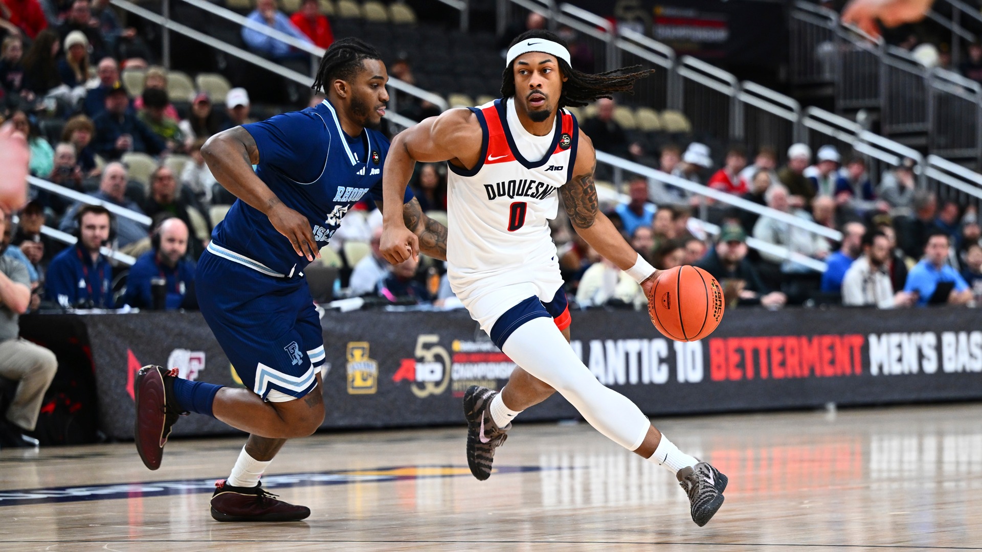 Brandon Hall vs. URI at PPG Paints Arena.