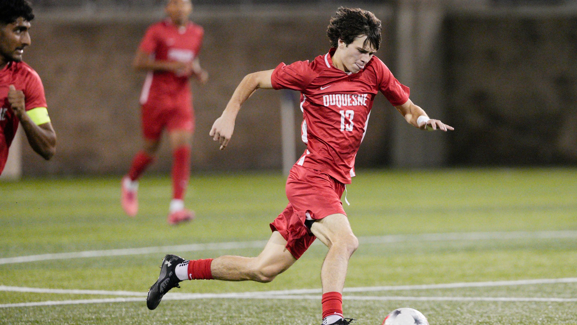 Jameson Michel races up field at Pitt.