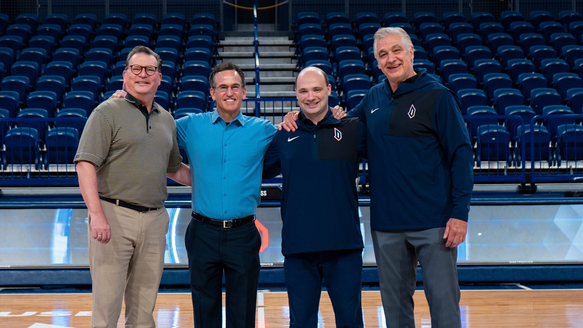 From left to right, Ellis Cannon, Tim Benz, Darren Zaslau and Ron Everhart