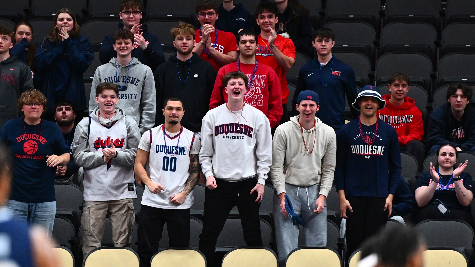 Duquesne Fans at PPG Paints Arena.
