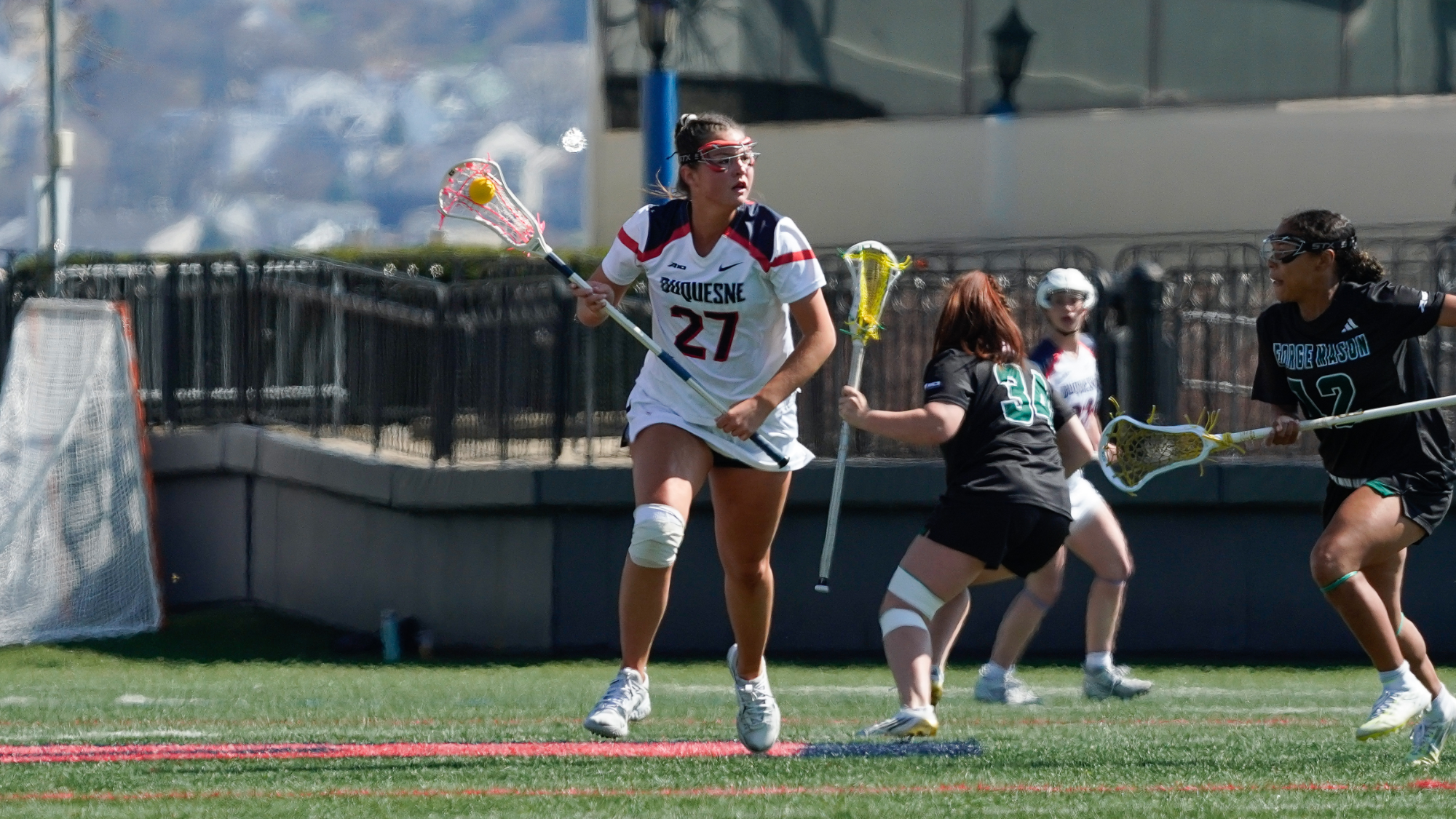 WELCH runs with ball vs. George Mason 2026