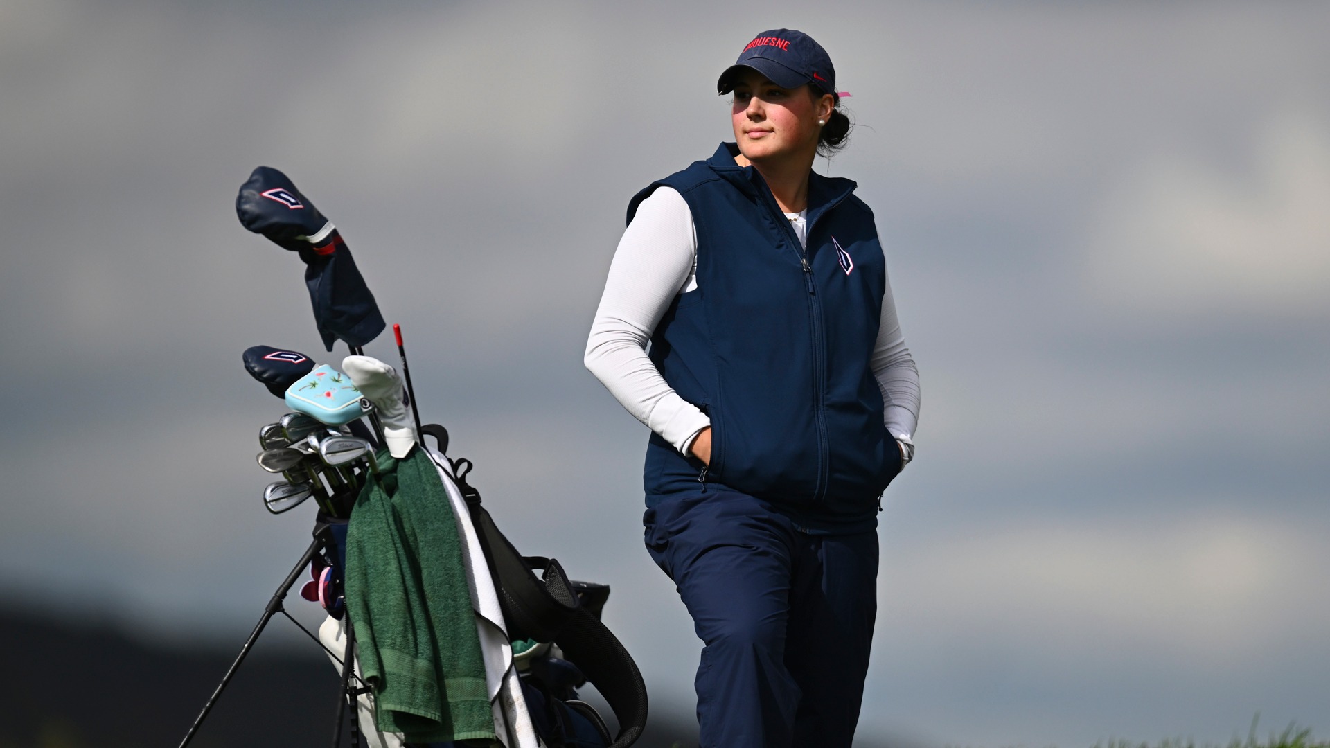 Abby Slankster at the Red Flash Invitational in October of 2025.