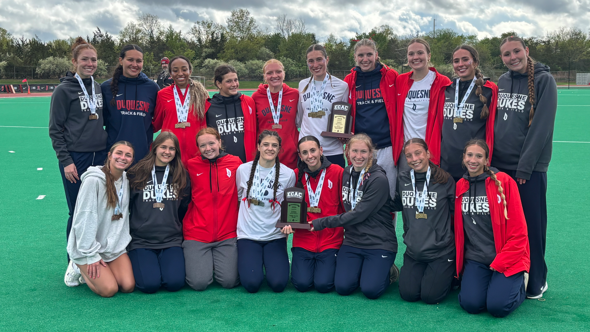 TEAM PHOTO - 3RD PLACE AT 2026 ECAC OUTDOOR CHAMPS