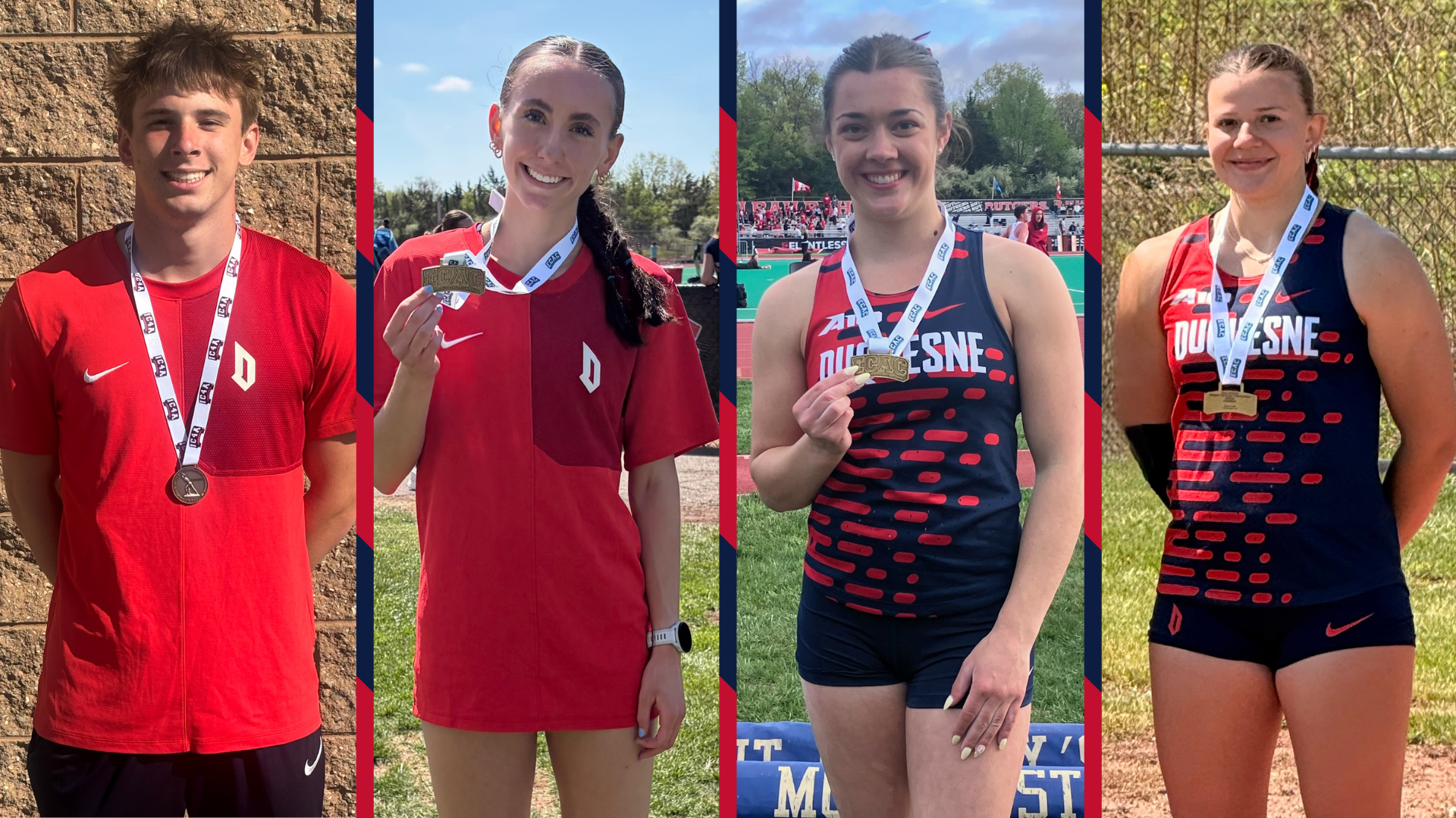 ecac gold medalists from day one 2026 collage