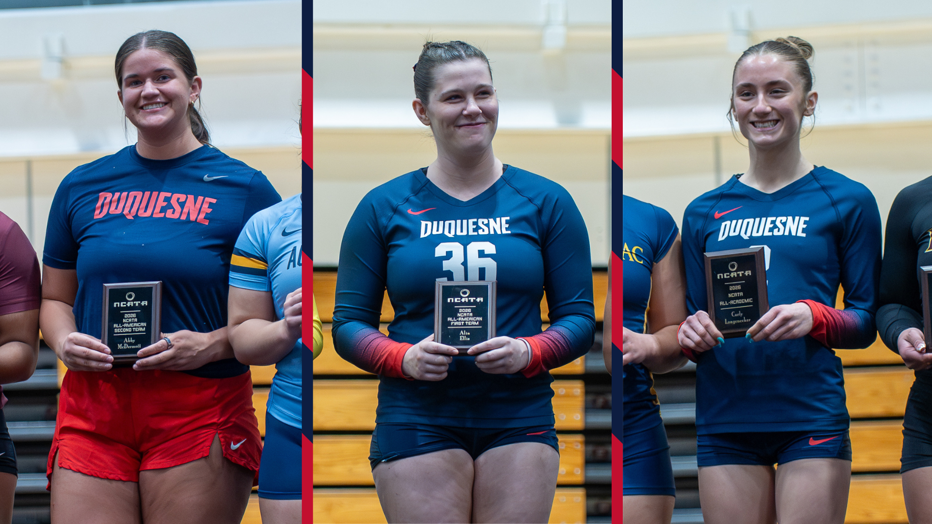 mcdermott - ellis - longenecker - at 2026 NCATA award presentation