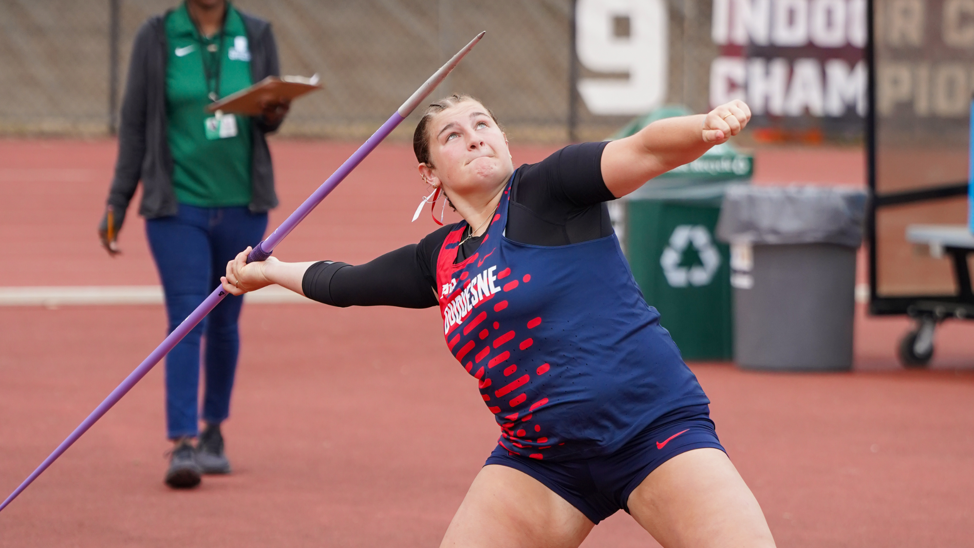 grusky throws javelin at 2026 charlotte meet