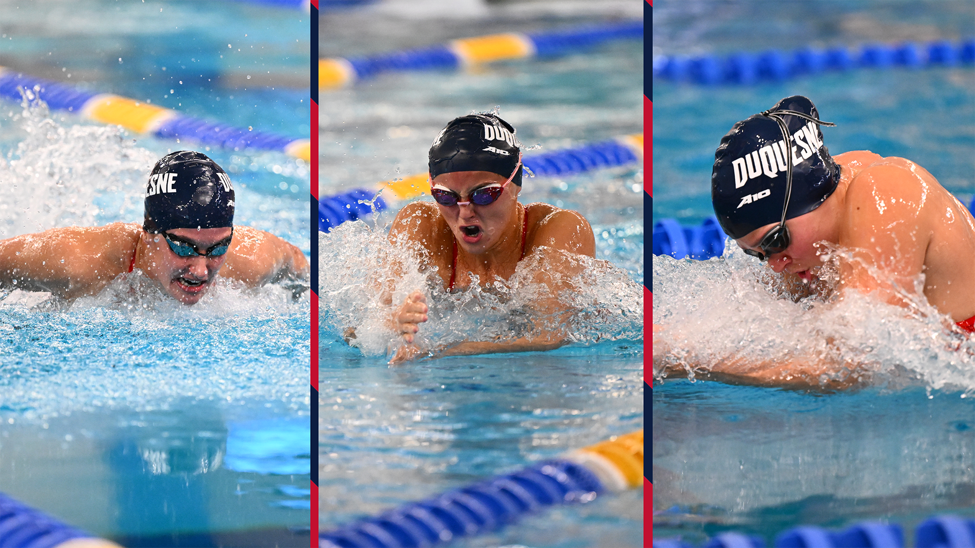 DUQ Swim & Dive CSC Academic All-District Team