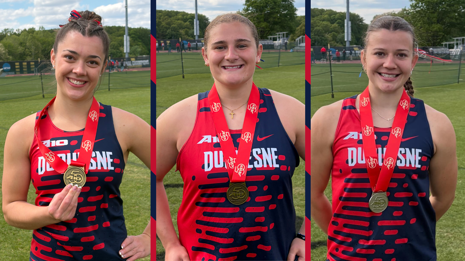 constantakis - grusky - keck medal pictures at day one a-10 outdoor champs