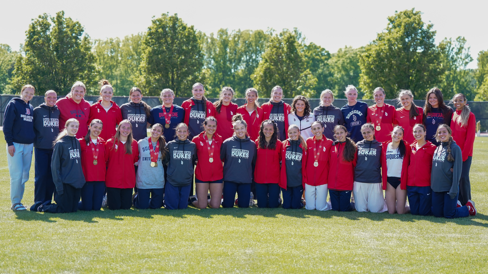 wtf team photo at 2026 A-10 outdoor meet