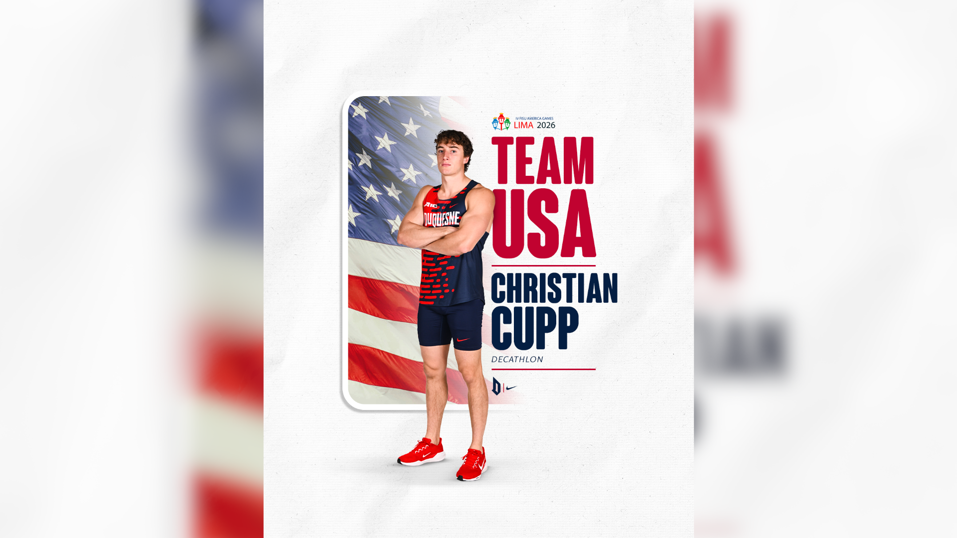 Christian Cupp 2026 FISU Games Team USA Graphic
