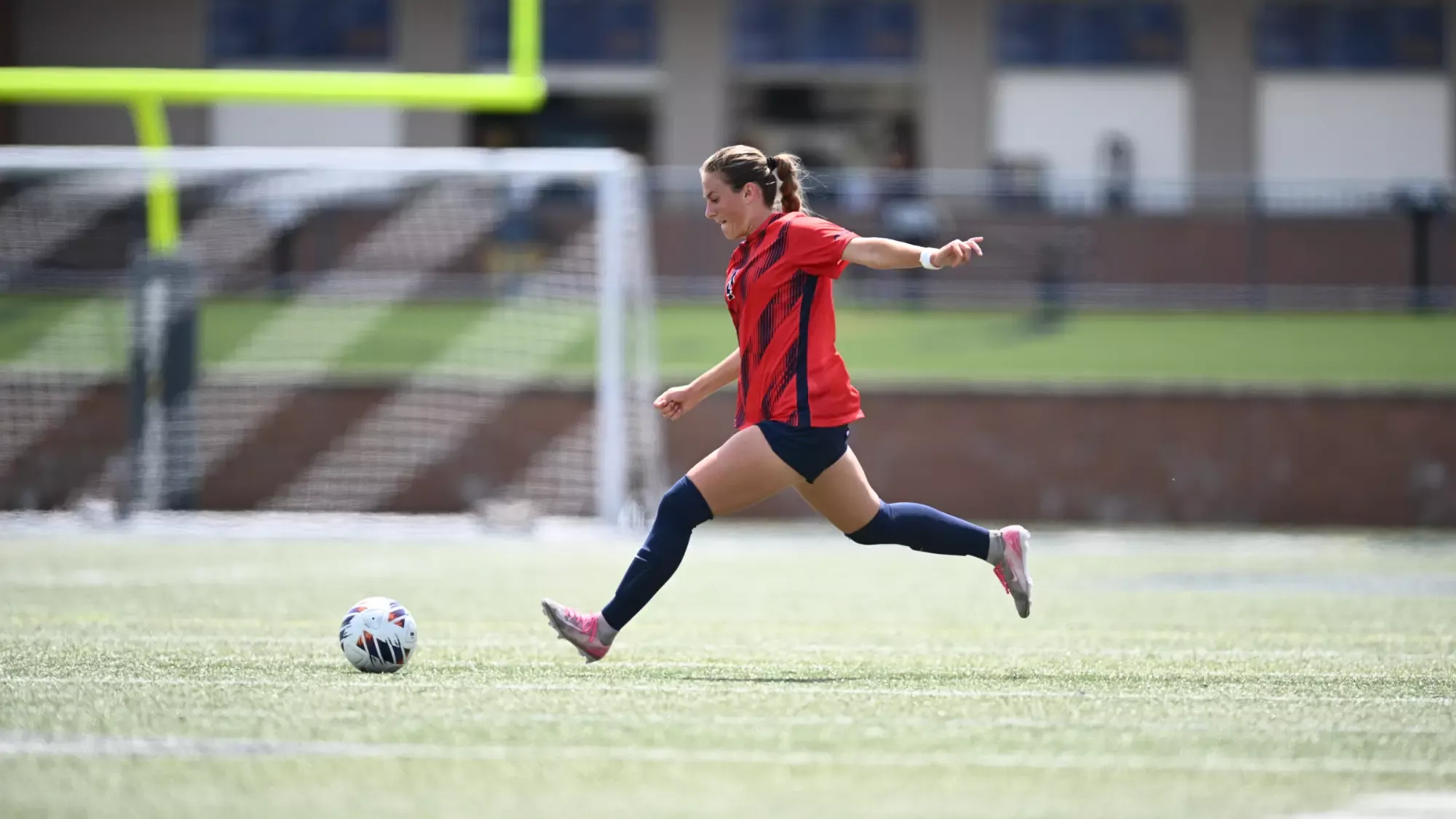 sharpless kicks soccer ball at Kent State 2025