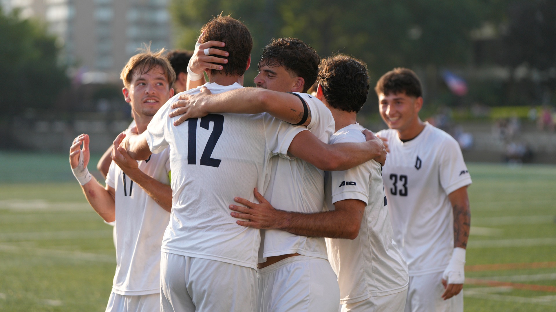 DUQ MSoccer Celebration