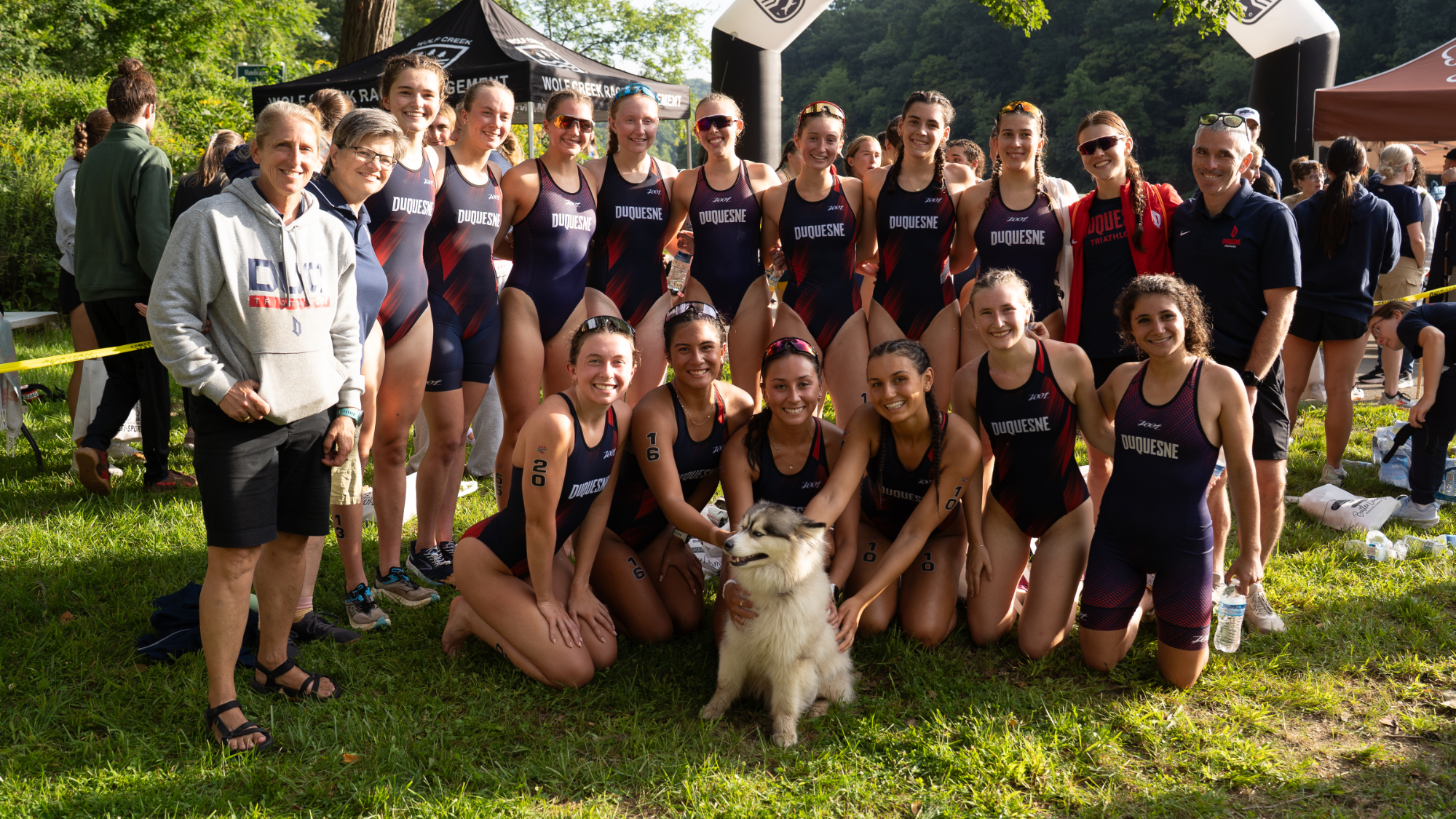 Triathlon Team Photo at 2026 Duquesne Cup