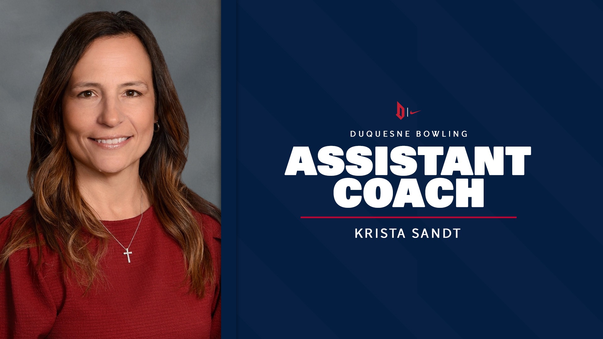 Krista Sandt Assistant Coach Graphic