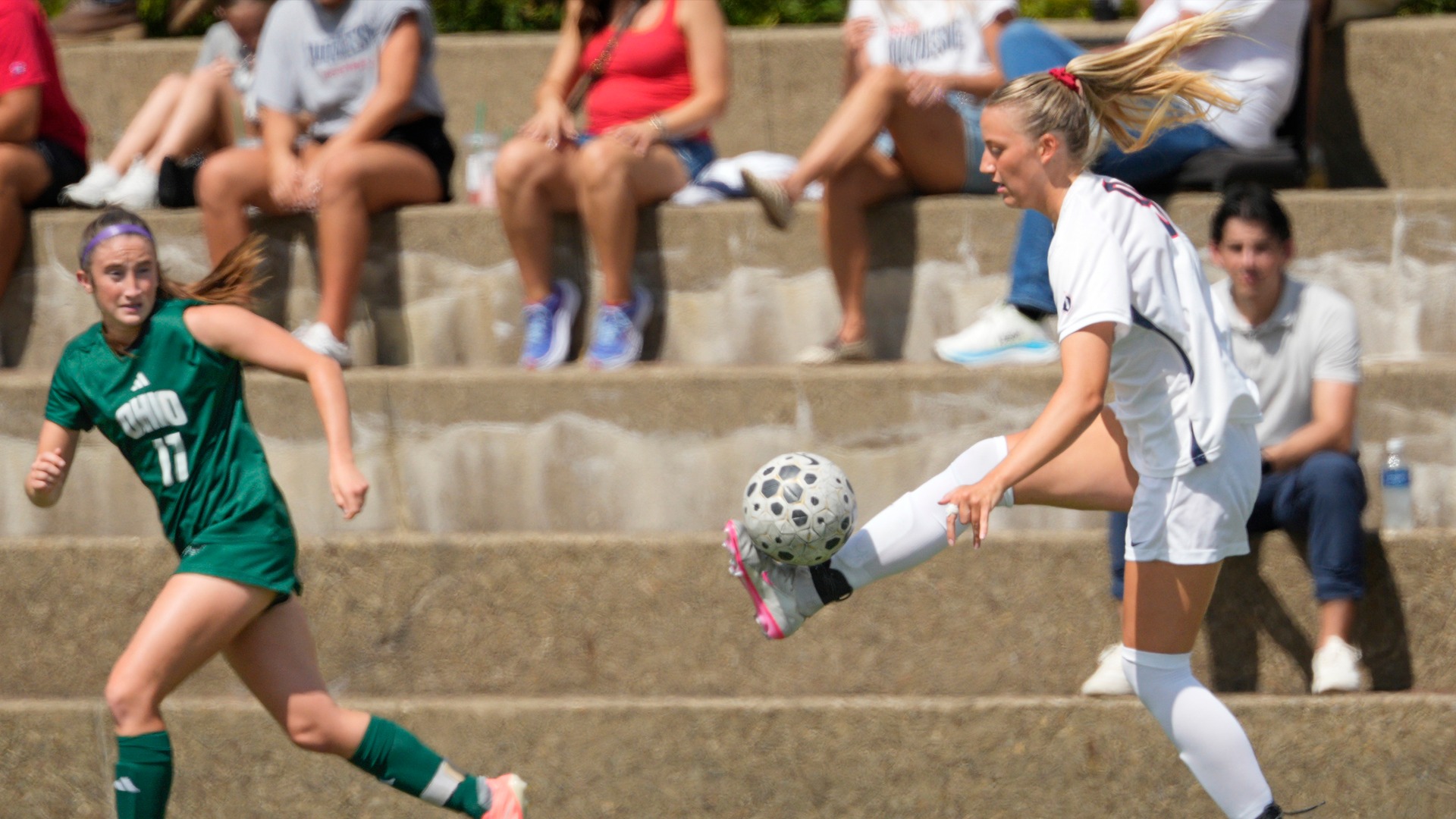 Kaitlyn Killinger vs. Ohio at Rooney Field.
