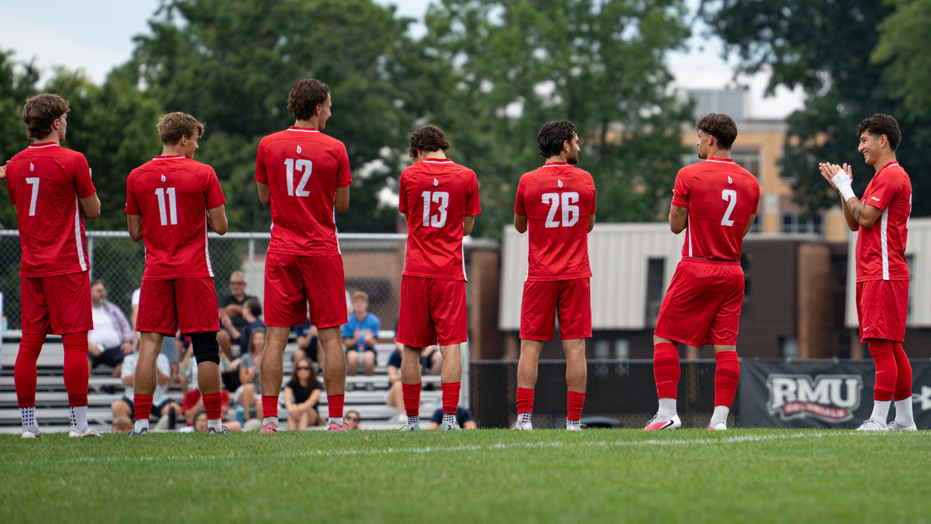 Starting lineup at RMU.