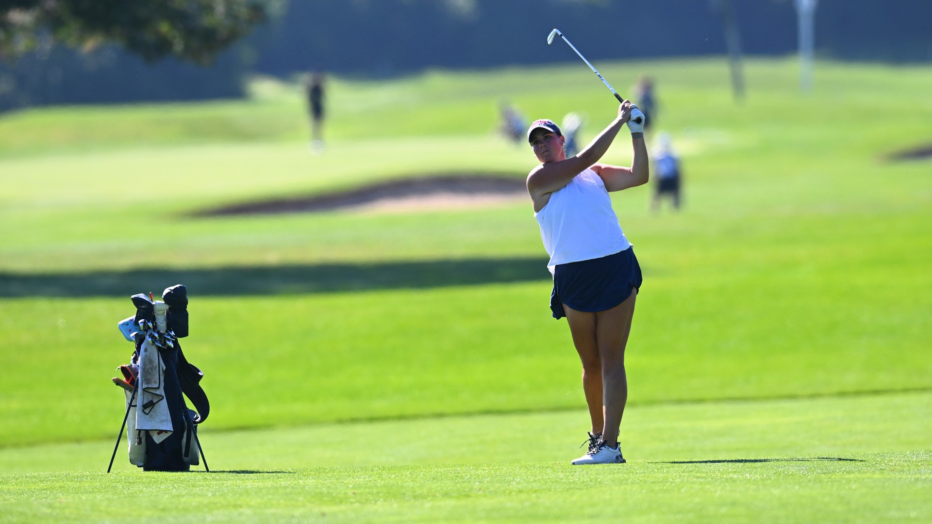 Abby Slankster from the fairway at Penn State.