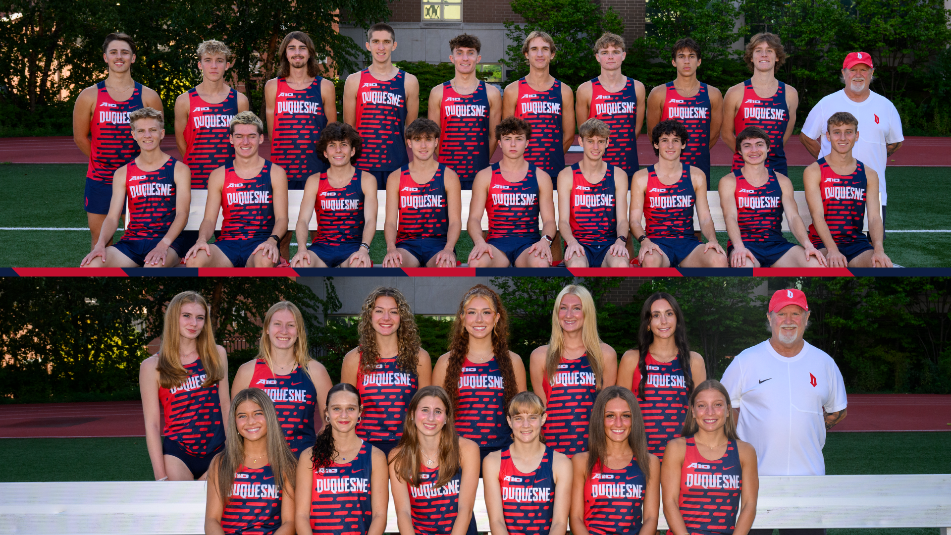 DUQXC 2026 Team Photos Split Screen