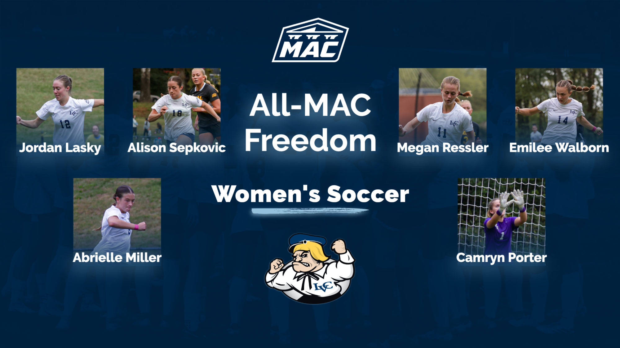 2025 Women's Soccer All-MAC Freedom