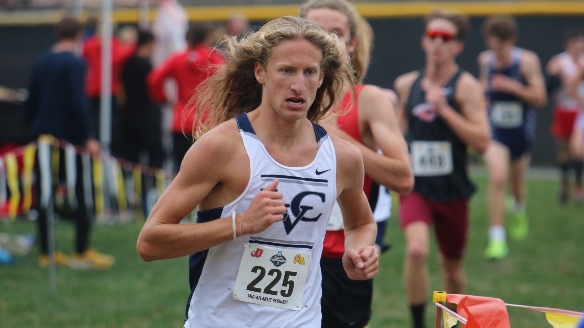 Rory Lieberman running towards finish line