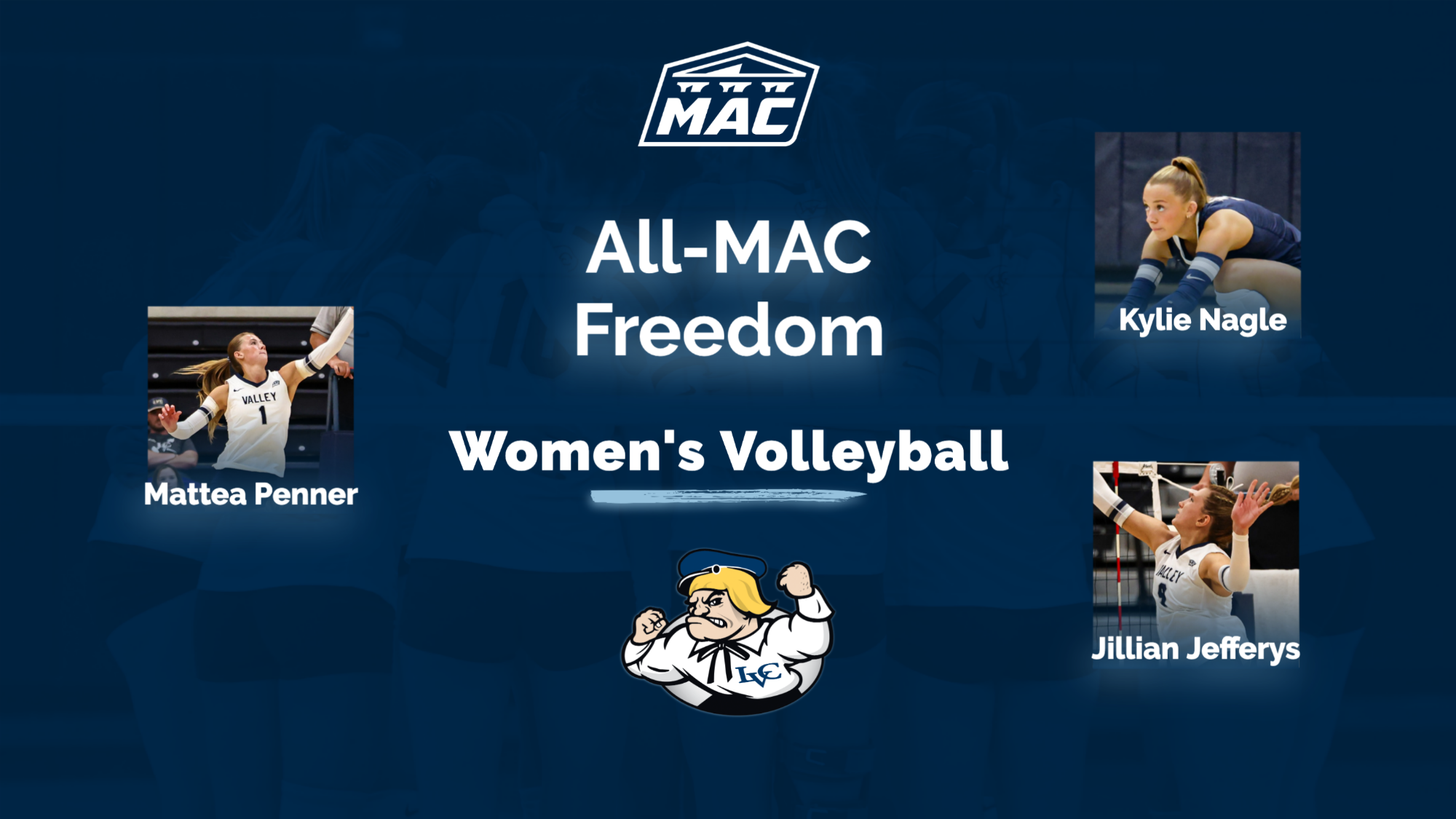 2025 Volleyball All-MAC Freedom