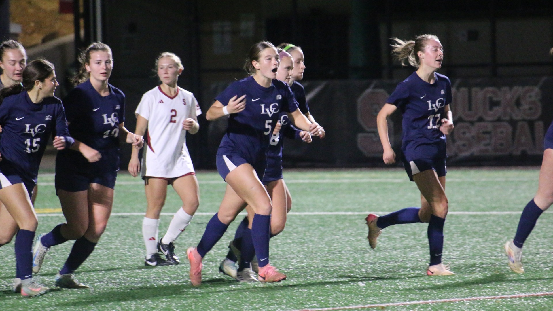 Abrielle Miller goal celebration