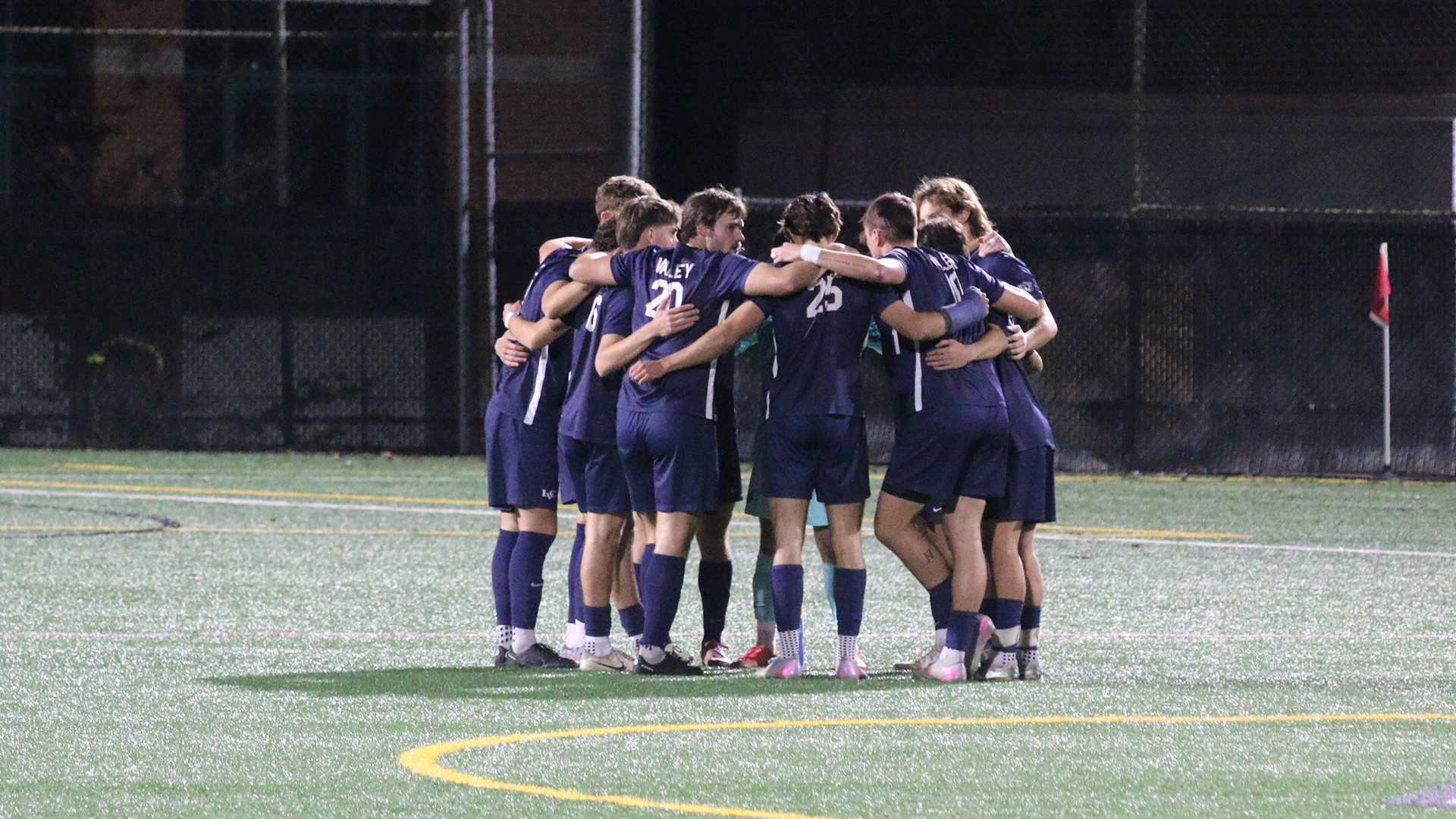 2025 Men's Soccer Huddle