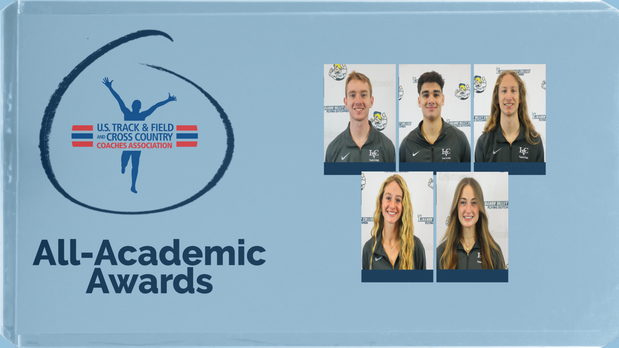 2024-25 Track and Field Academic honors graphic