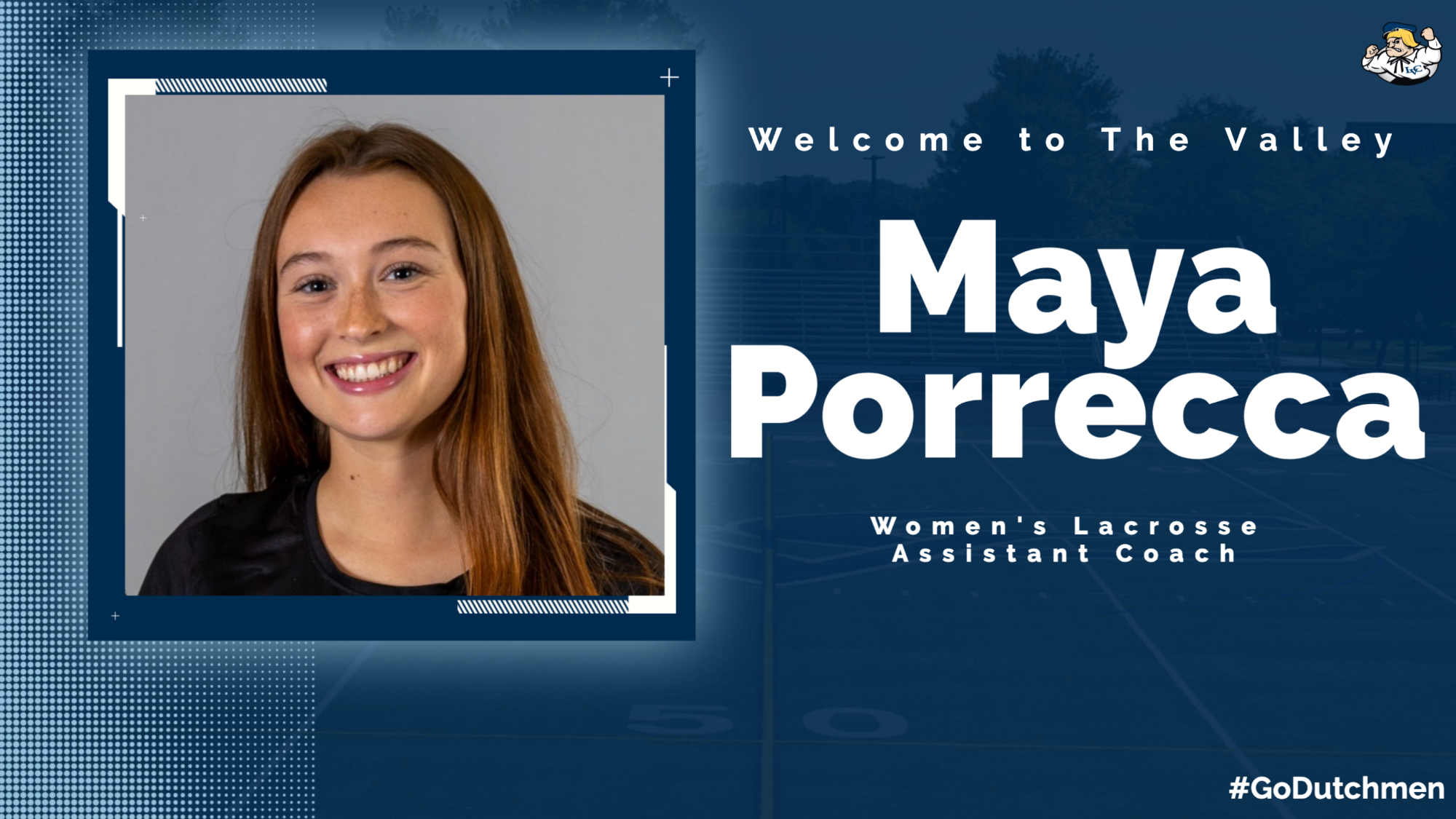 Maya Porrecca welcome graphic
