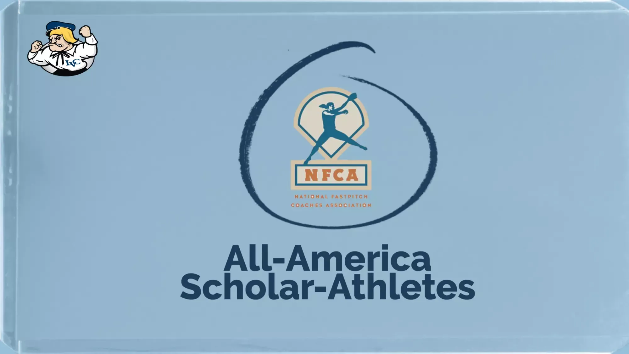Softball NFCA Academics graphic
