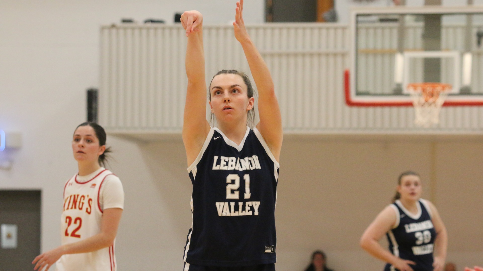 Alexa Holcomb knocking down free throw