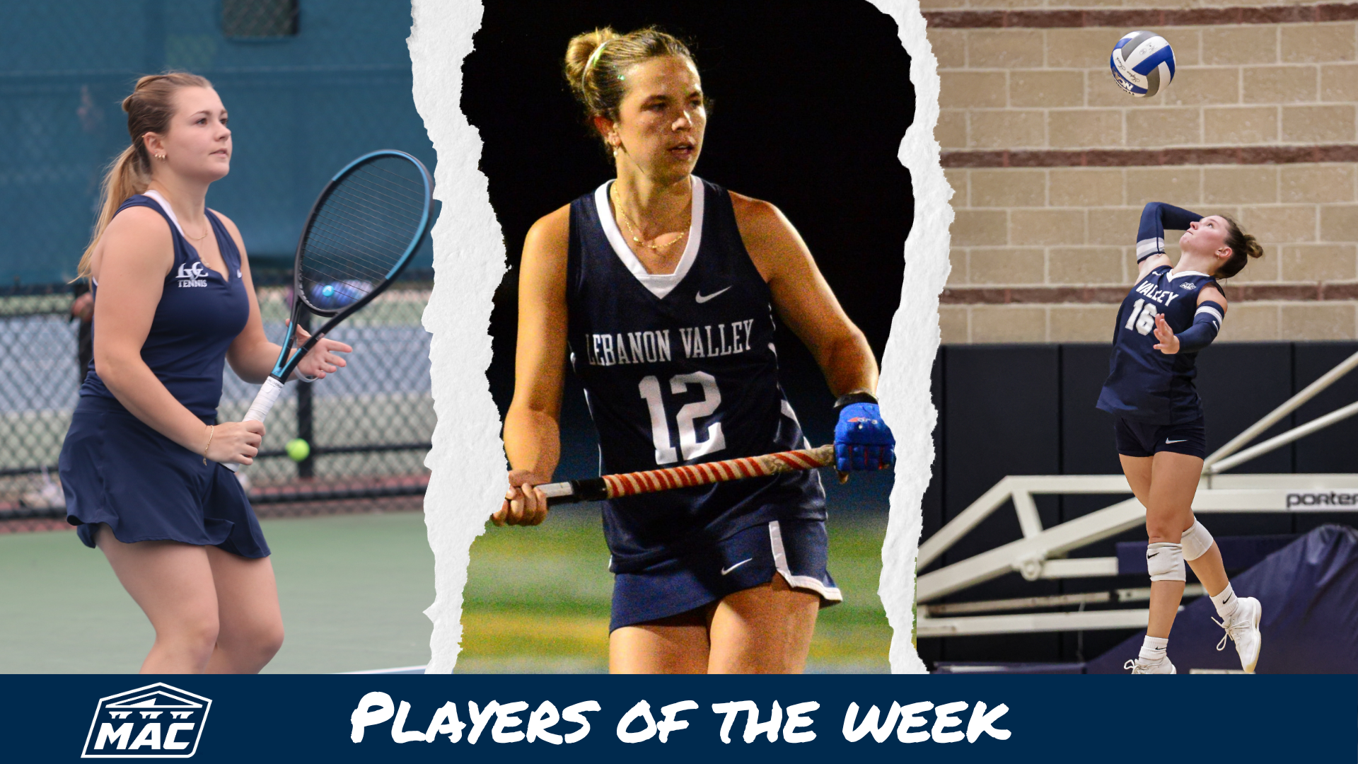 MAC Players of the Week graphic October 5 - October 11, 2026