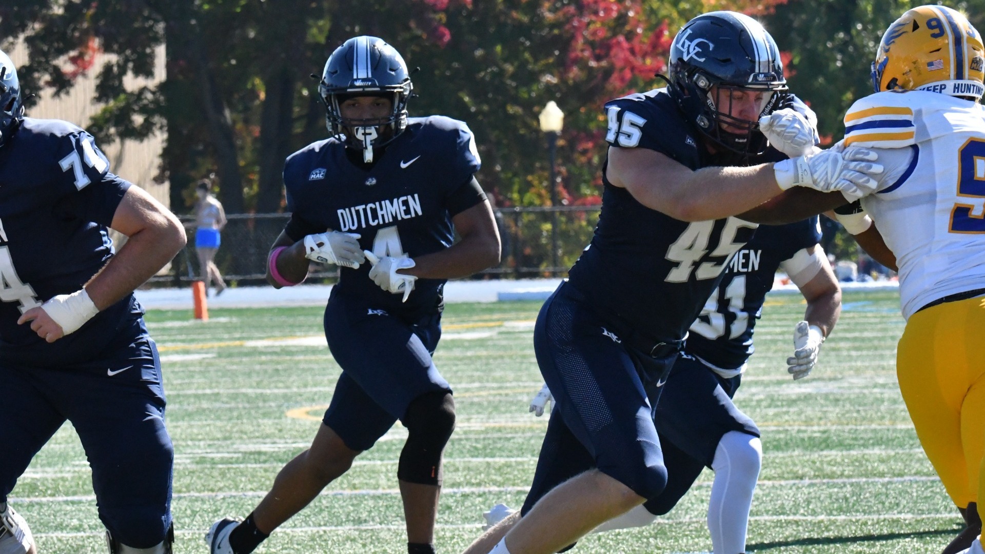 Jayden Stanfield running the ball