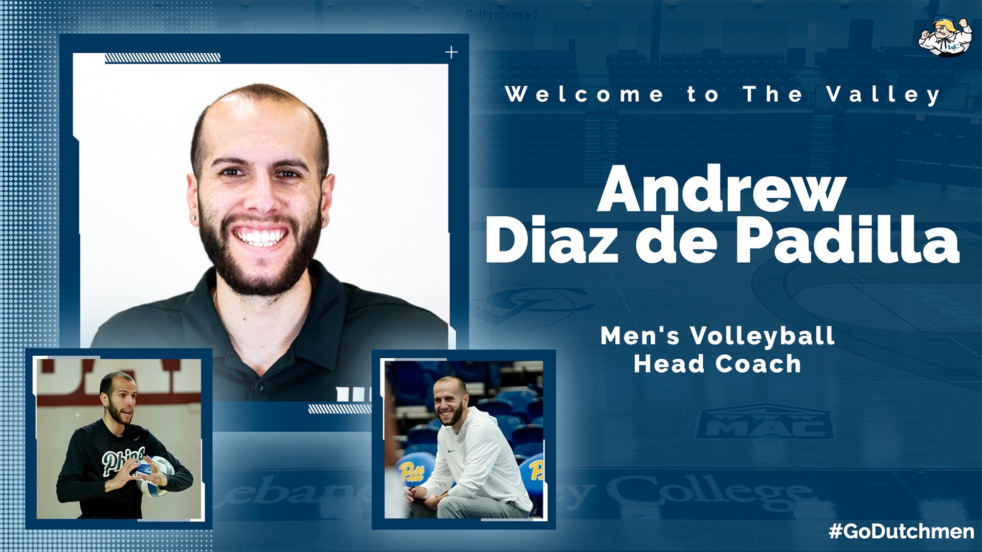 Andrew Diaz de Padilla welcome graphic
