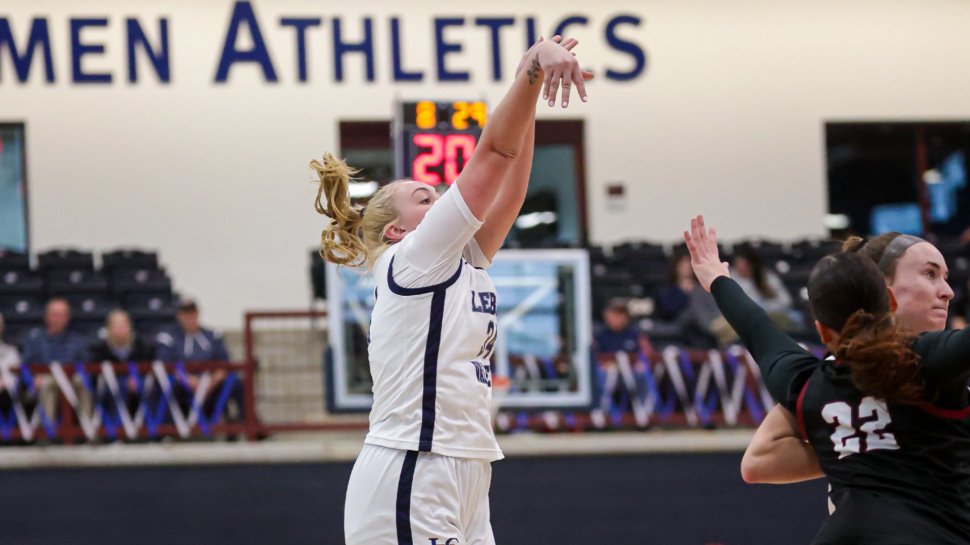 Kailey Eckhart shooting three-pointer