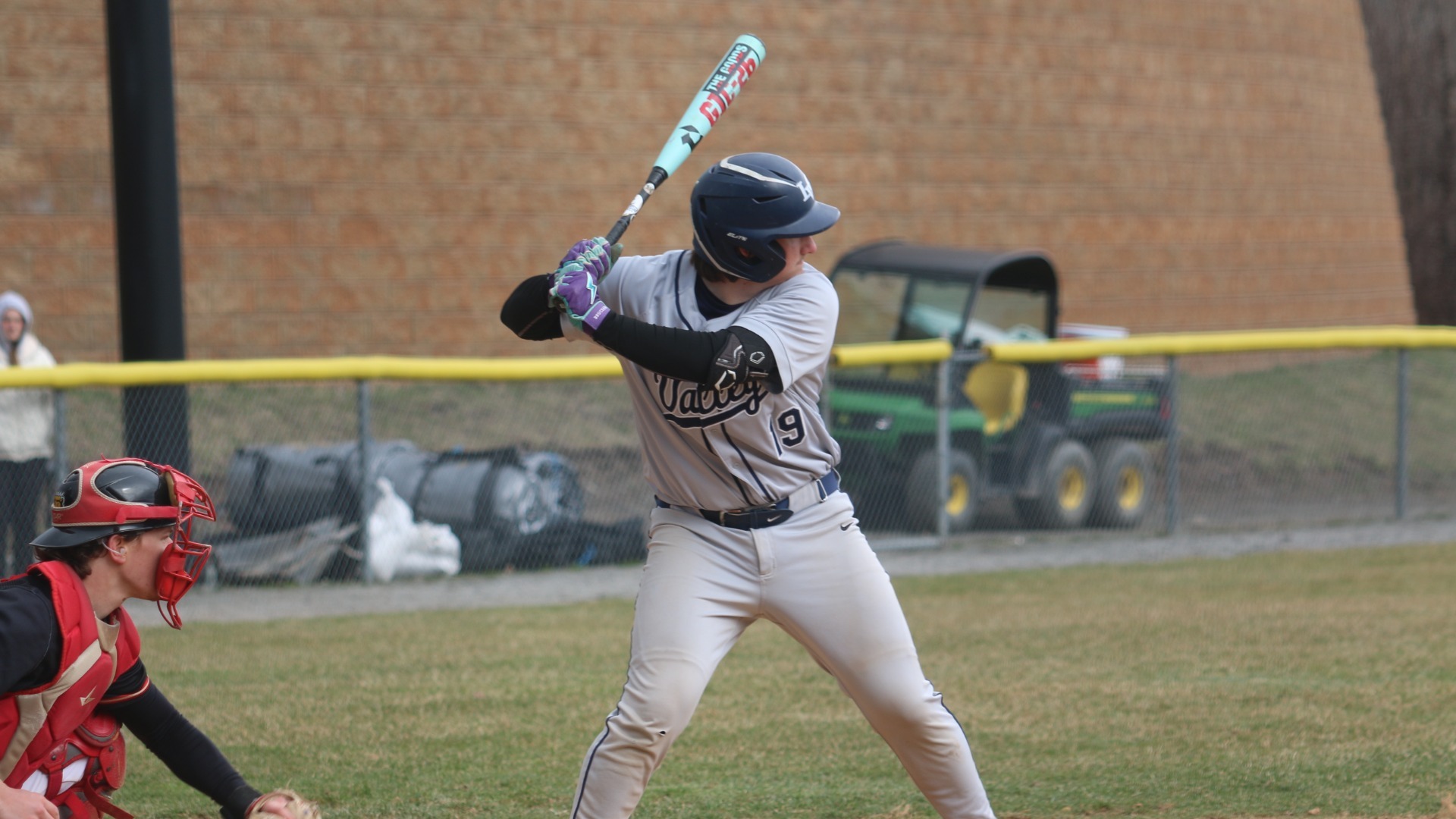 Kody Phillips waiting on pitch