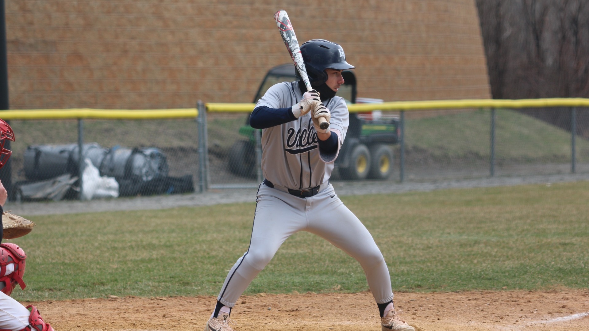Dylan Mennillo at the plate