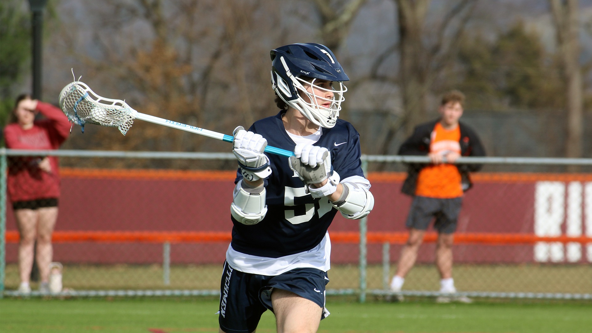 Sam Spagnuolo looking to make play with ball