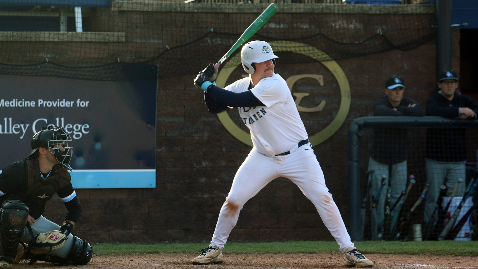 Parker Tarnoci at the plate ready to swing