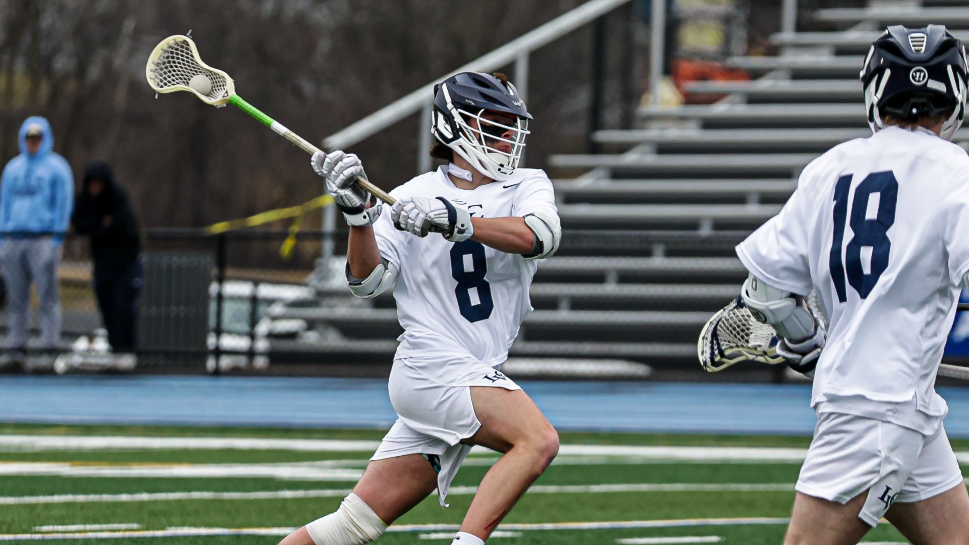 Connor Rowe taking shot