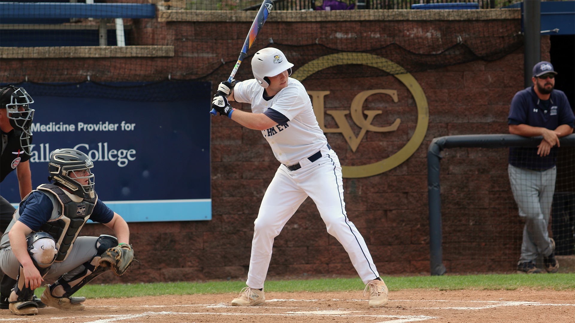 Tyler Satterfield about to hit a home run