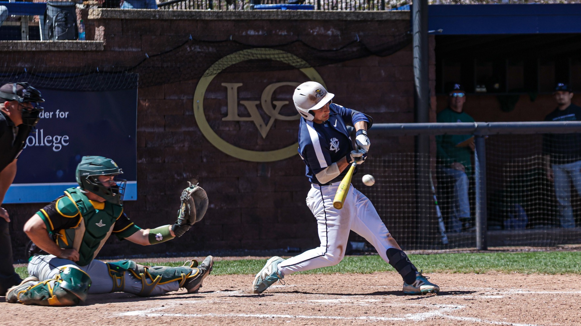 Kenny Palmieri lines a base hit