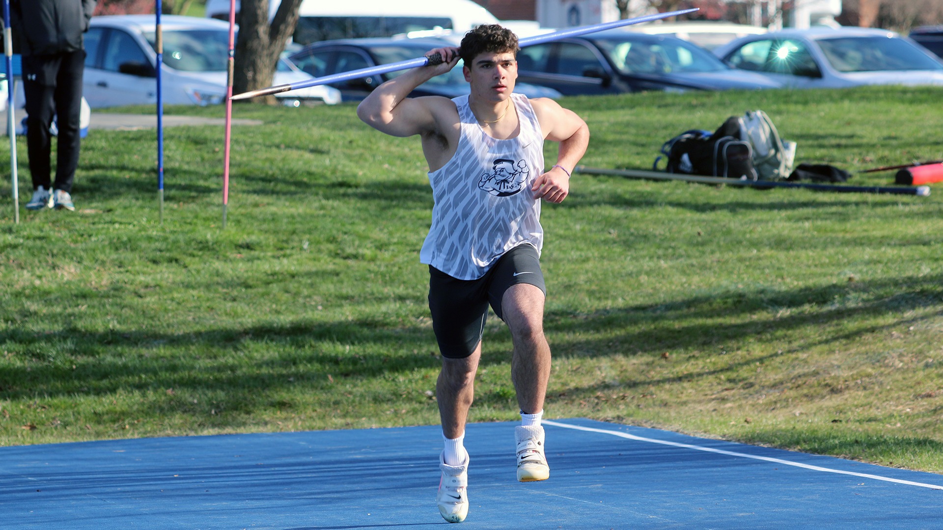 Michael De Falcis javelin throw