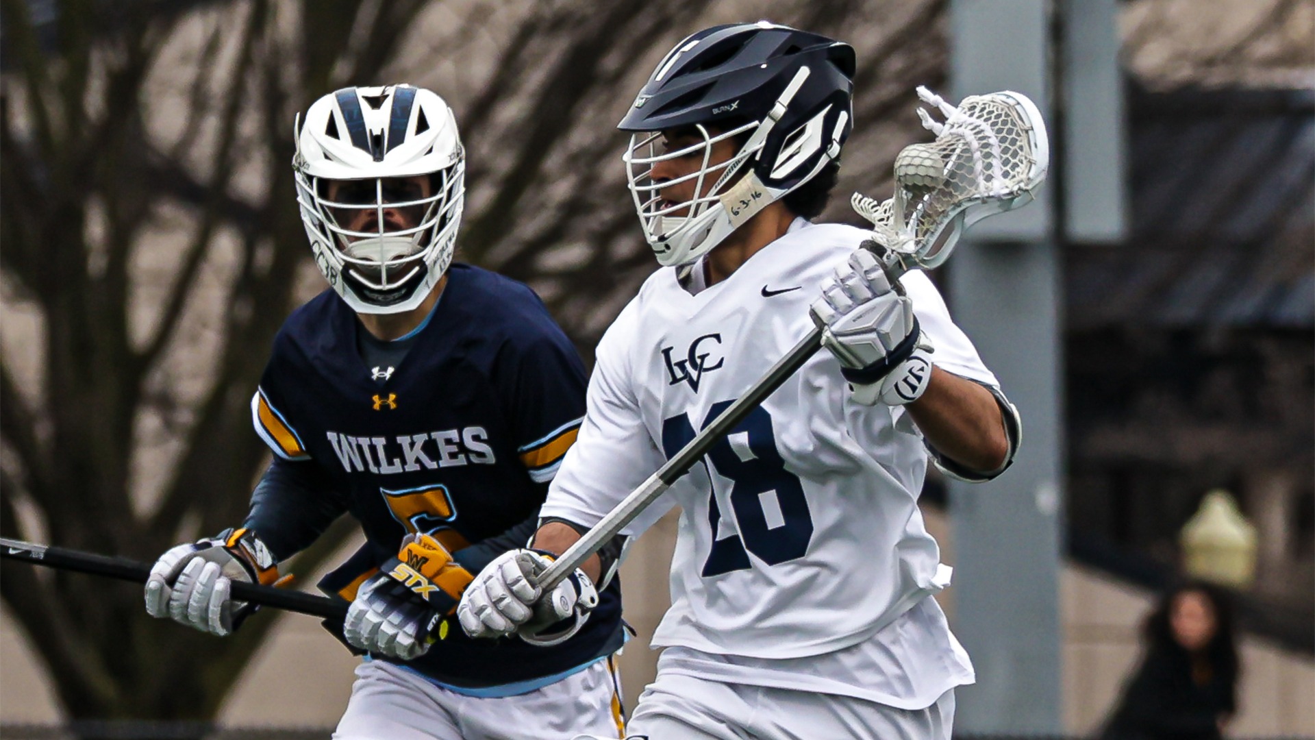 Ish Bolorin running away from defender